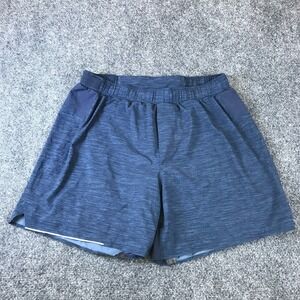 Lululemon Surge Activewear Shorts Mens 30x6 Heather Allover Iron Mesh Lined